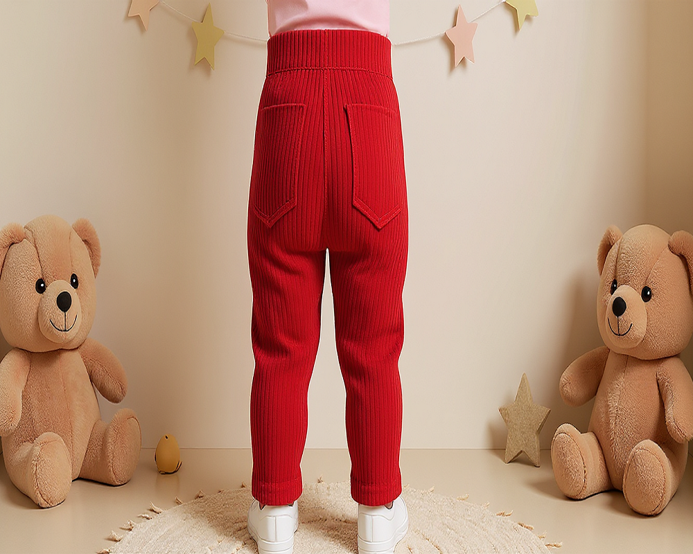 ⁦بنطالون قطيفة مضلع⁩ - الصورة ⁦9⁩