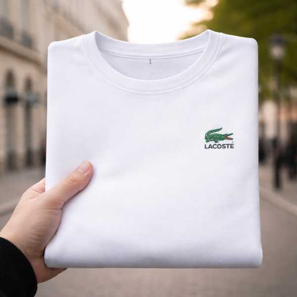 tshirt_white_600x600 تي شيرت لاكوست اورجينال - الصورة 1
