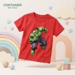 تي شيرت اطفالي spider&hulk